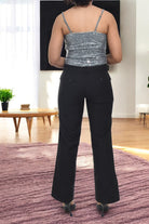 Ladies Black button Pocket Pants - StylePhase SA