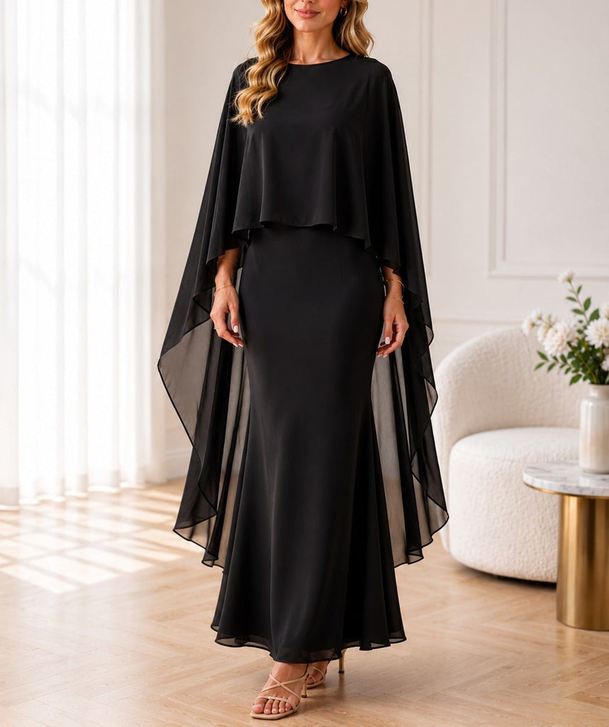 maxi dress scarf Thérèse neutral scarf-design satin maxi dress