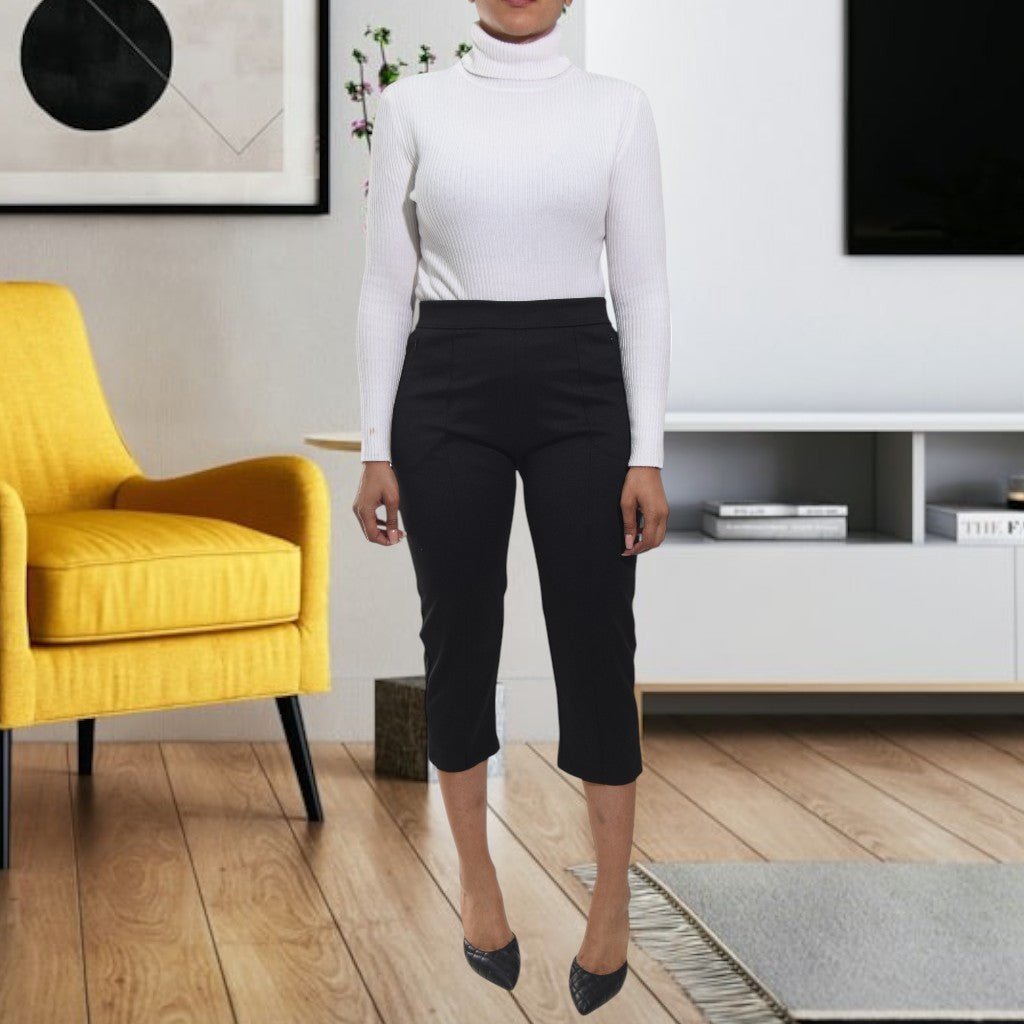 Ladies Black Capri Pants - StylePhase SA