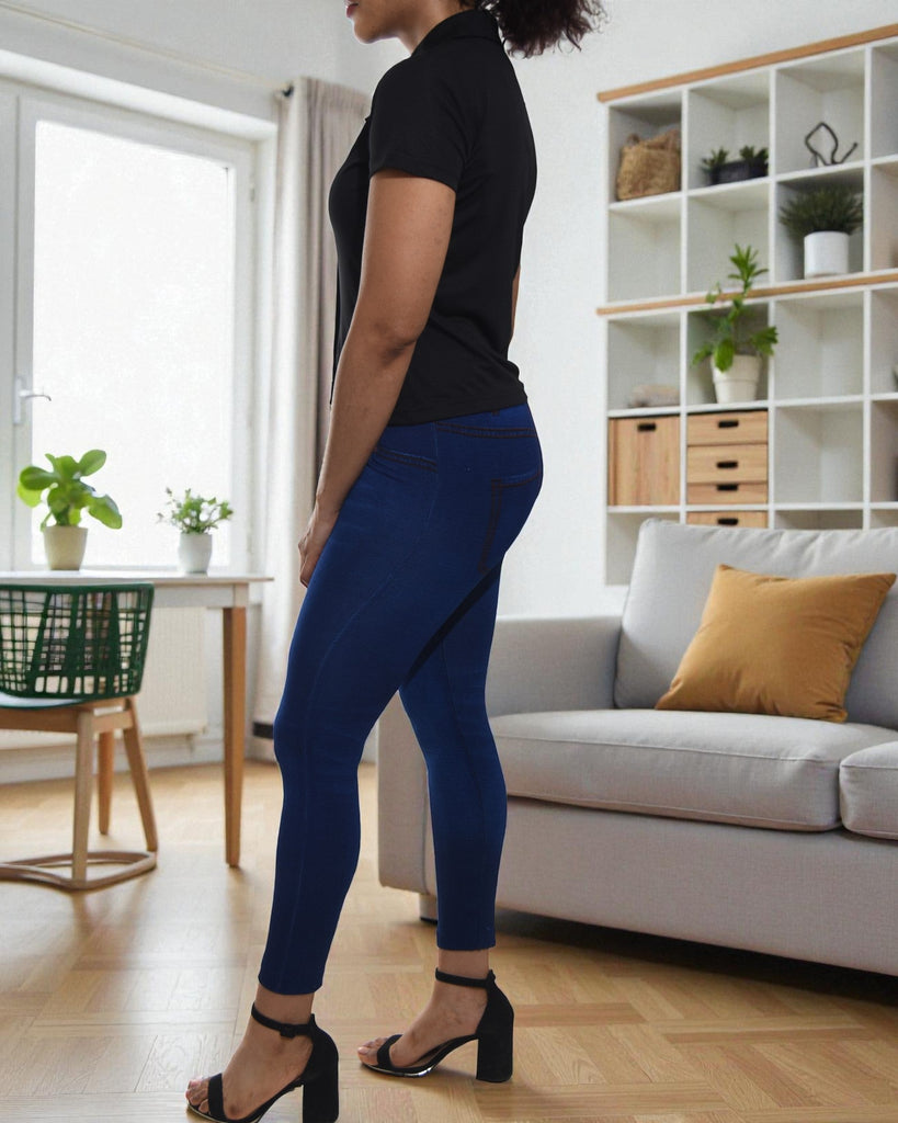 Ladies Black Crop Button Shirt - StylePhase SA