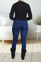 Ladies Black Crop Jersey - StylePhase SA