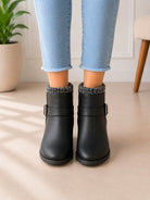 Ladies Black Ellentine Boots - StylePhase SA