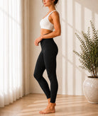 Ladies Black High Waisted Leggings - StylePhase SA
