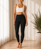 Ladies Black High Waisted Leggings - StylePhase SA