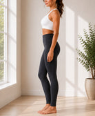 Ladies Black High-Waisted Performance Active Leggings - StylePhase SA