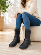 Ladies Black Jenice Boots - StylePhase SA