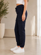 Ladies Black Jogger Cargo Pants - StylePhase SA