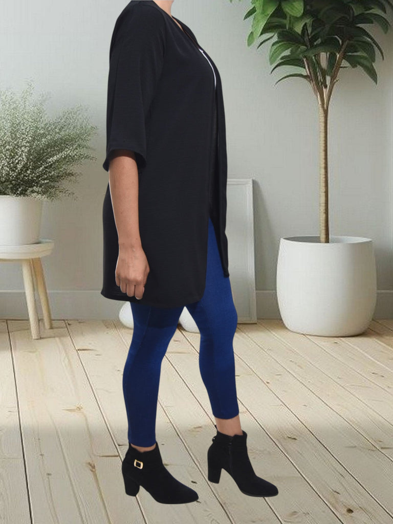 Ladies Black Kimono - StylePhase SA