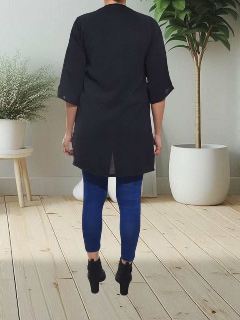 Ladies Black Kimono - StylePhase SA