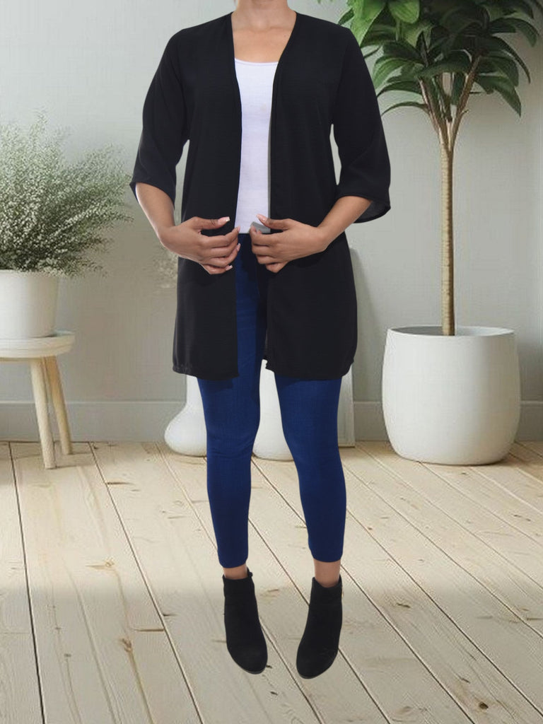 Ladies Black Kimono - StylePhase SA