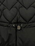 Ladies Black Knee Length Puffer Jacket - StylePhase SA