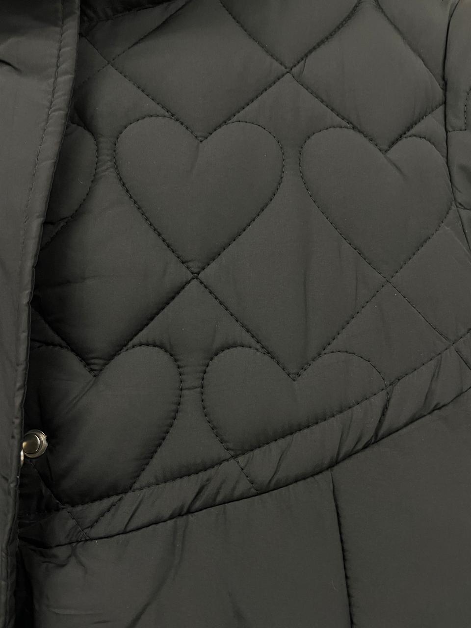 Ladies Black Knee Length Puffer Jacket - StylePhase SA