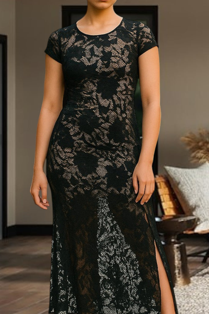 Ladies Black Lace Dress - StylePhase SA