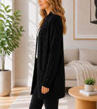 Ladies Black Long pocket Jersey - StylePhase SA