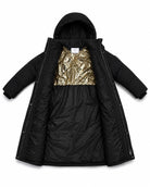 Ladies Black Longer Length Puffer Jacket - StylePhase SA