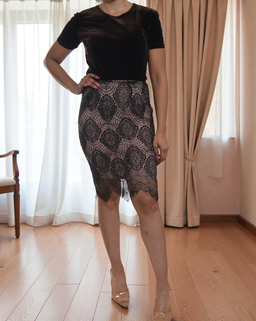 Ladies Black Net Skirt - StylePhase SA