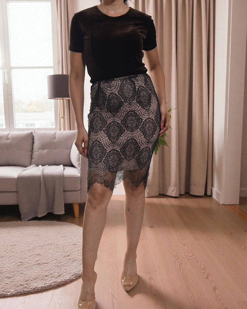 Ladies Black Net Skirt - StylePhase SA