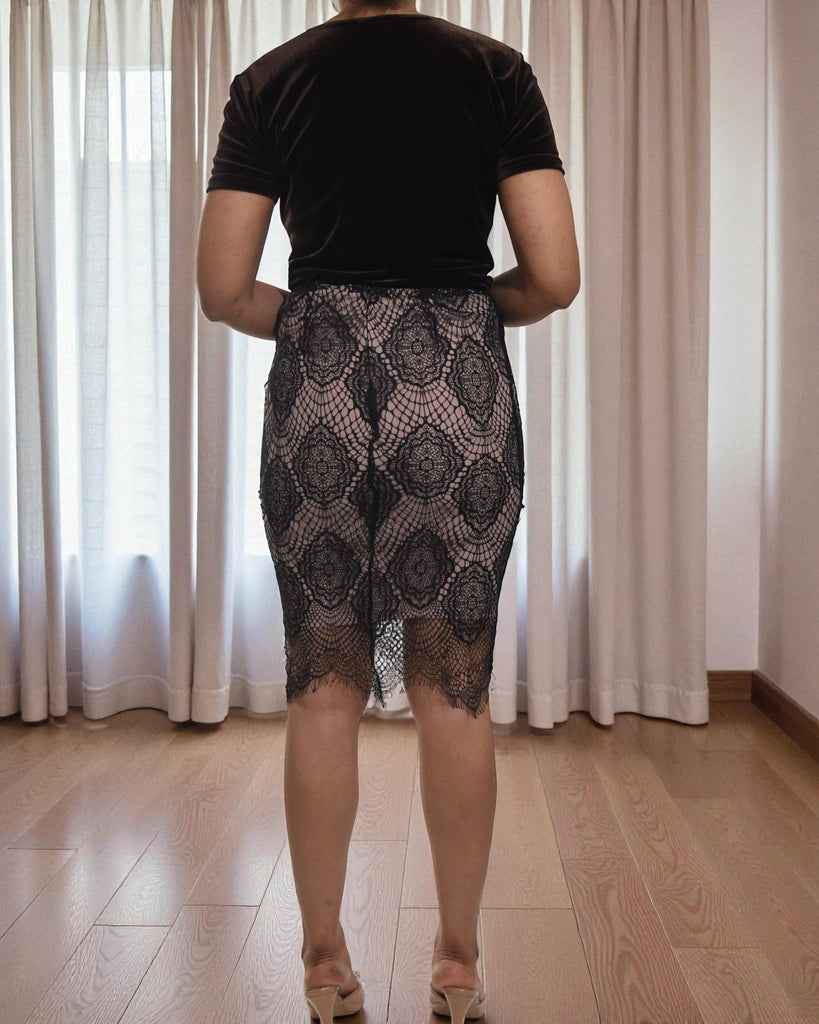 Ladies Black Net Skirt - StylePhase SA