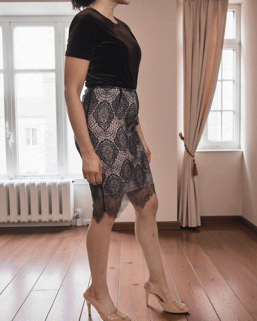 Ladies Black Net Skirt - StylePhase SA