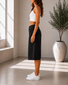 Ladies Black New Feeling Denim Shorts - StylePhase SA