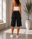 Ladies Black New Feeling Denim Shorts - StylePhase SA