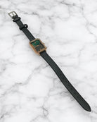 Ladies black & Olive Strap Watch - StylePhase SA