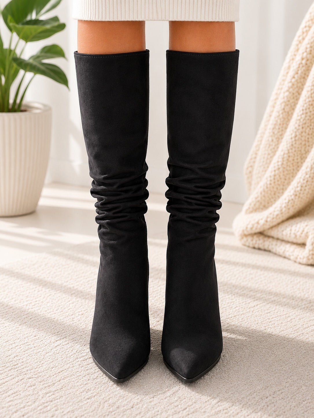 Ladies Black Phelan Heel Boots - StylePhase SA