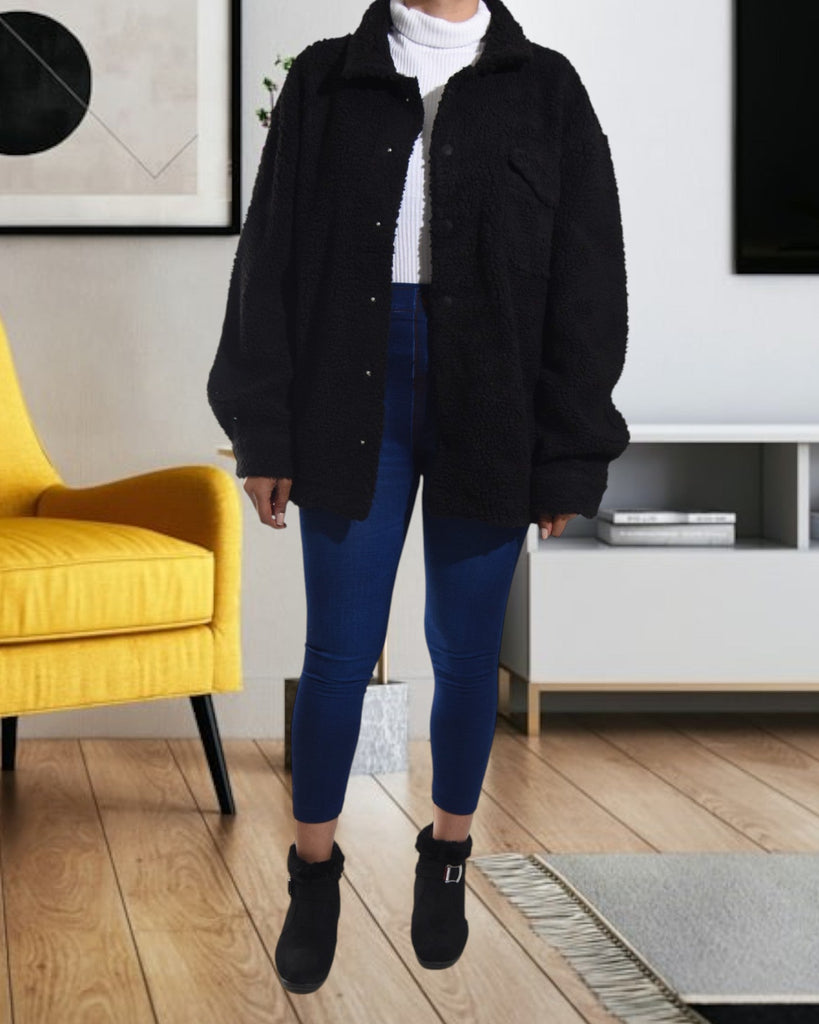 Ladies Black Pocket Jacket - StylePhase SA