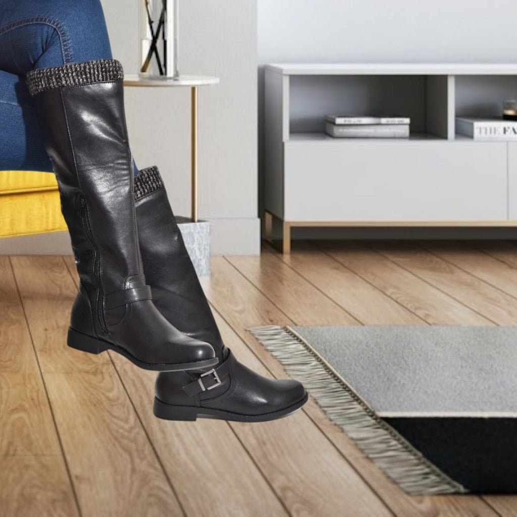 Ladies Black Richelle Boots - StylePhase SA