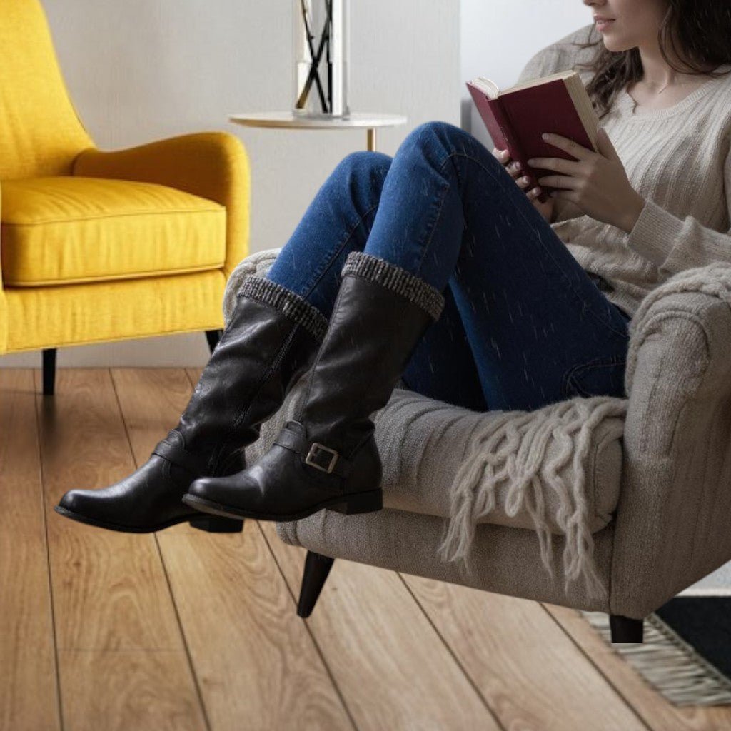 Ladies Black Richelle Boots - StylePhase SA