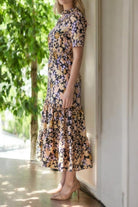 Ladies Black Ruffle Dress - StylePhase SA