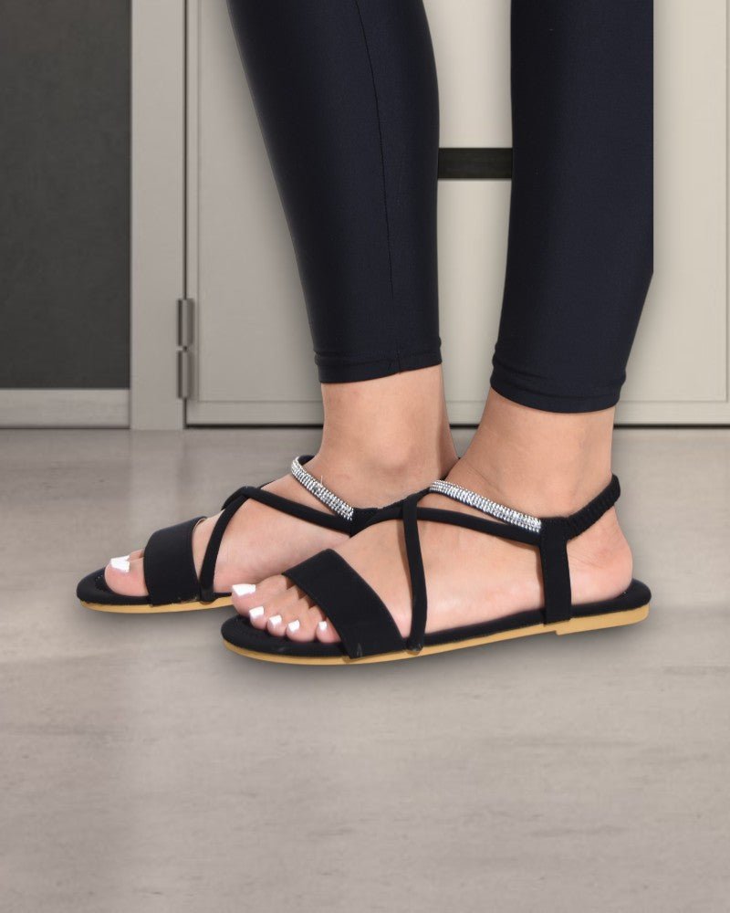 Ladies Black Sandal - StylePhase SA