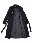 Ladies Black Side Collar Coat - StylePhase SA