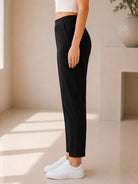 Ladies Black Suede Pants - StylePhase SA