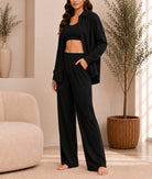Ladies Black Three Piece Set - StylePhase SA