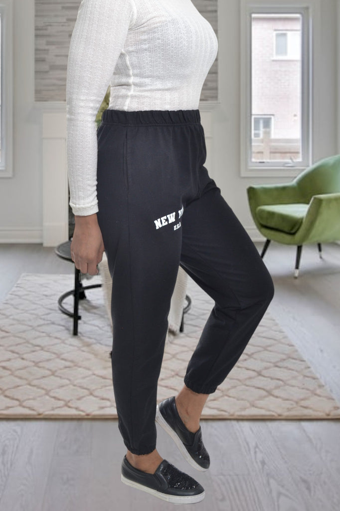 Ladies Black Track Pants - StylePhase SA