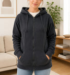 Ladies Black Waffle Jacket - StylePhase SA