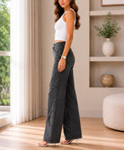 Ladies Black Wide Leg jeans - StylePhase SA