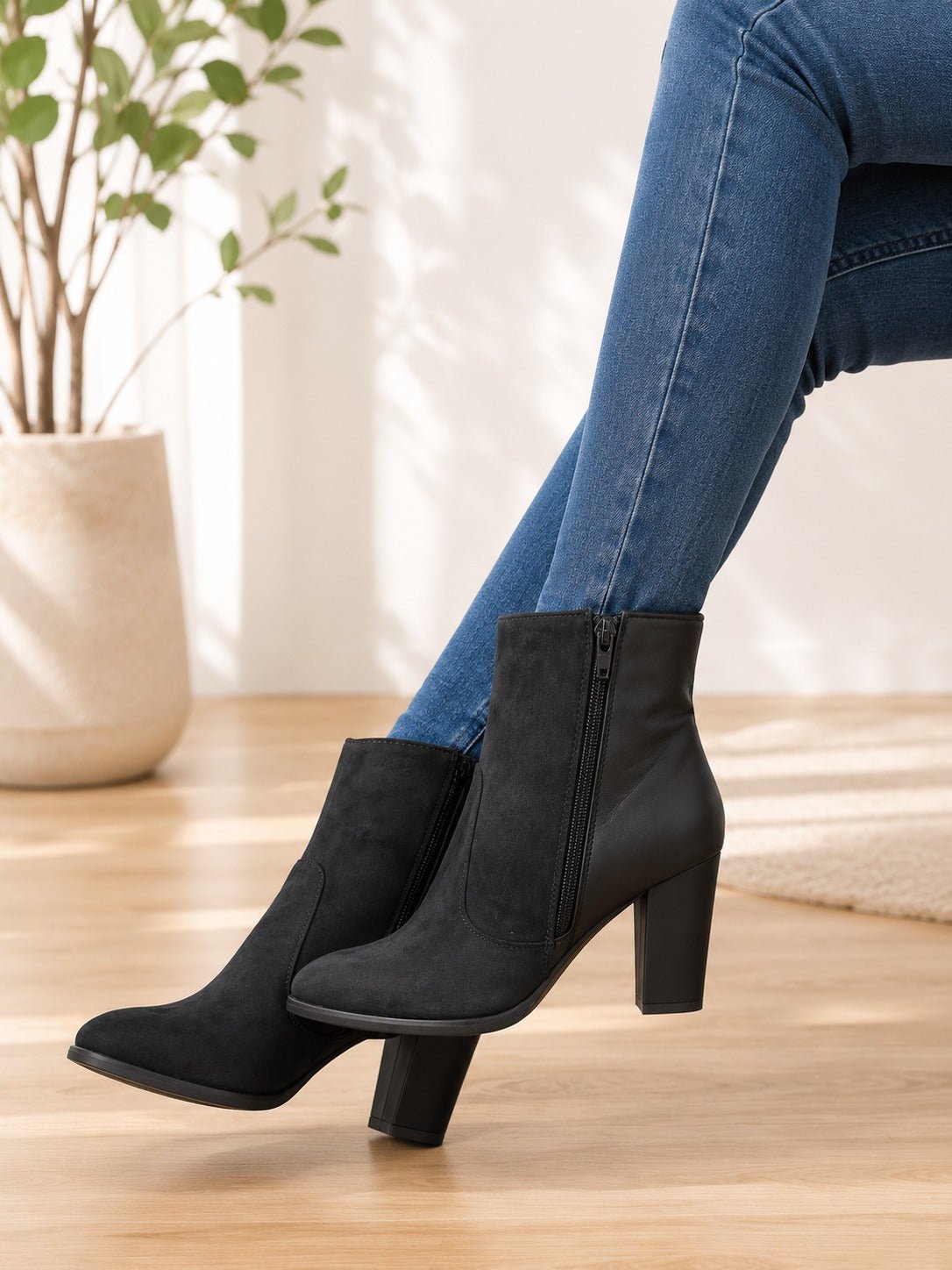 Ladies Black Xael Boots - StylePhase SA