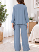 Ladies Blue 3 Piece Pants Set - StylePhase SA