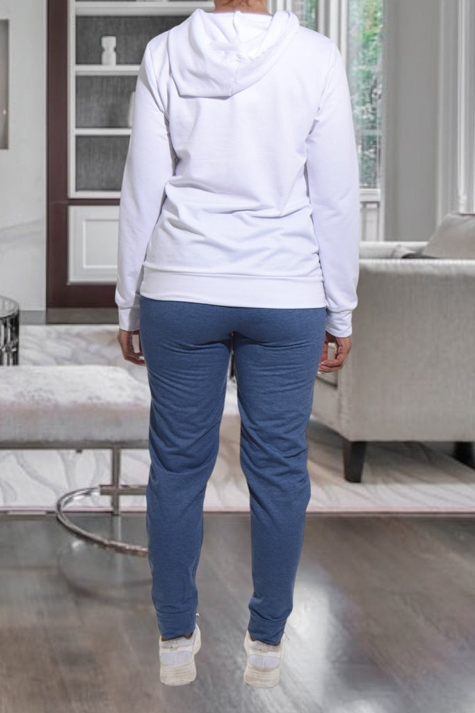 Ladies Blue Brooklyn Printed Tracksuit Set - StylePhase SA