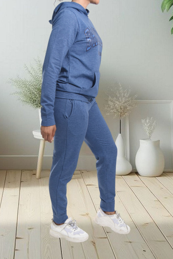 Ladies Blue Brooklyn Tracksuit Set - StylePhase SA