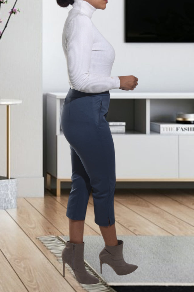 Ladies Blue Capri Pants - StylePhase SA