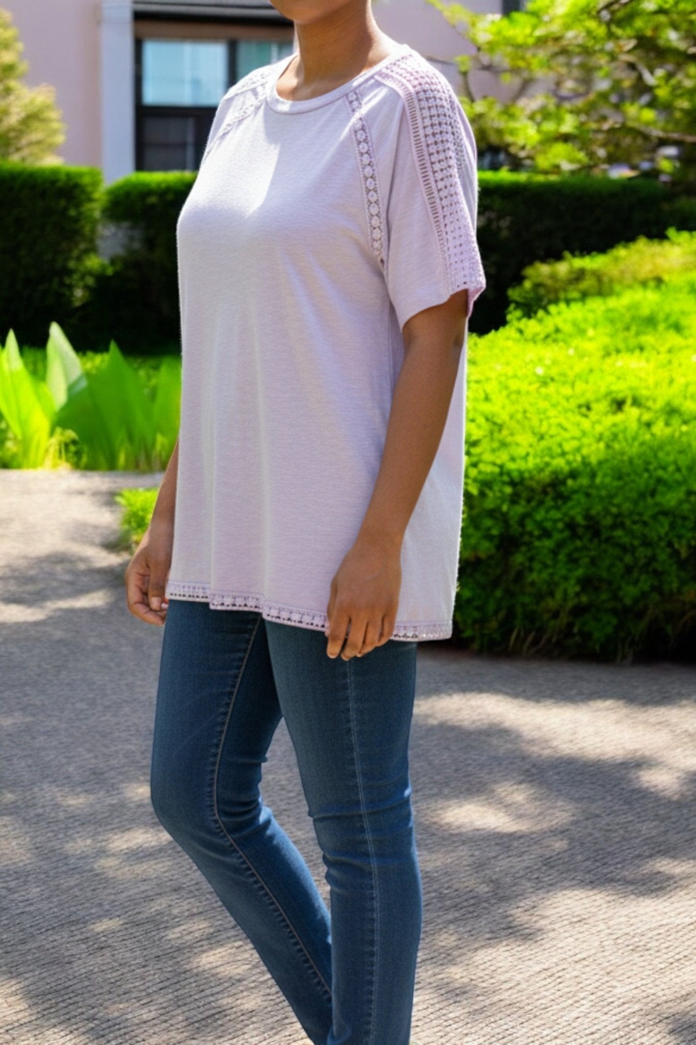 Ladies Blue Lace Top - StylePhase SA