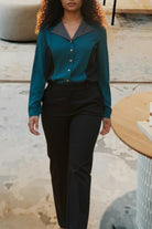Ladies Blue Pants Two Piece Set - StylePhase SA