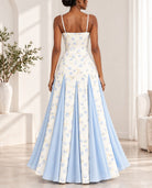Ladies Blue Rose Maxi Dress - StylePhase SA