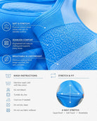 Ladies Blue Strappy Activewear Set - StylePhase SA