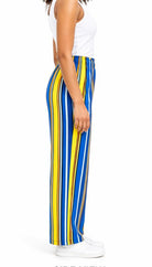 Ladies Blue Stripe Pants - StylePhase SA