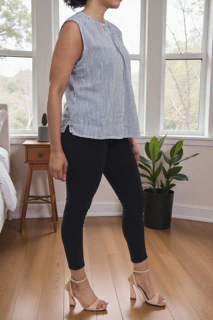 Ladies Blue Stripe Top - StylePhase SA