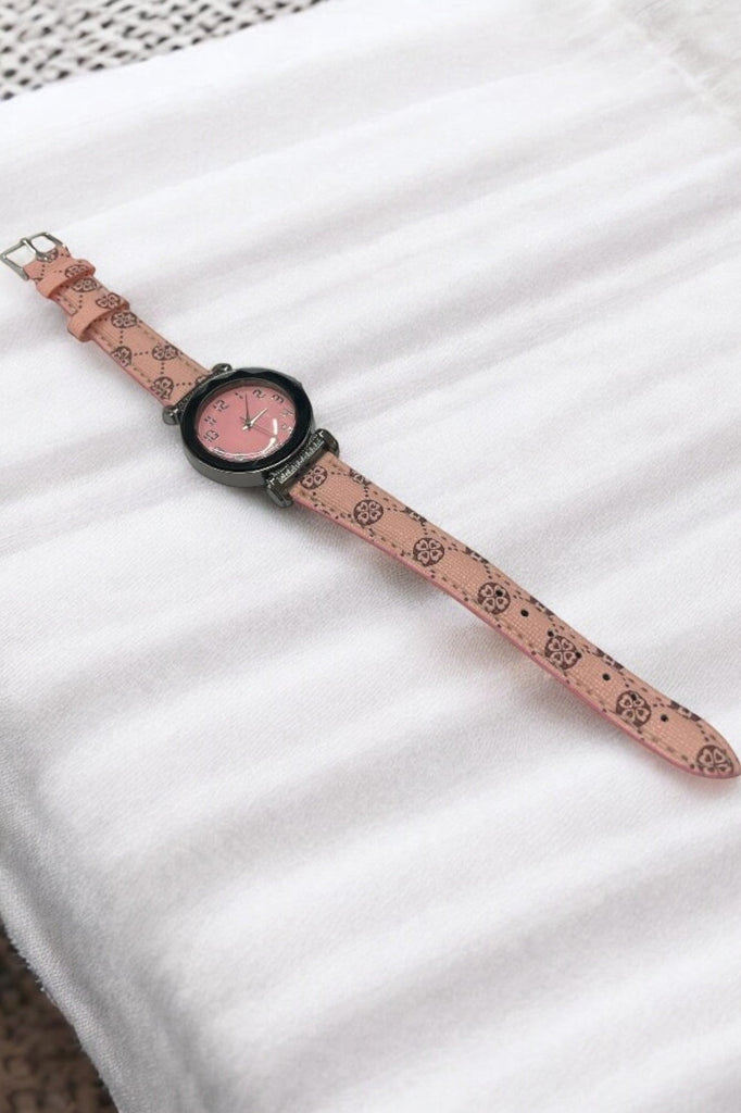 Ladies Blush Designed Strap Watch - StylePhase SA